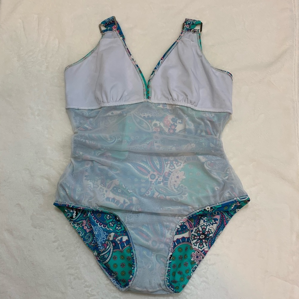 ASSETS By Sara Blakely, Spanx one piece swimsuit - Picture 5 of 6